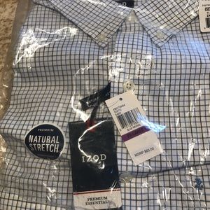 Izod  NWT button down long sleeve shirt